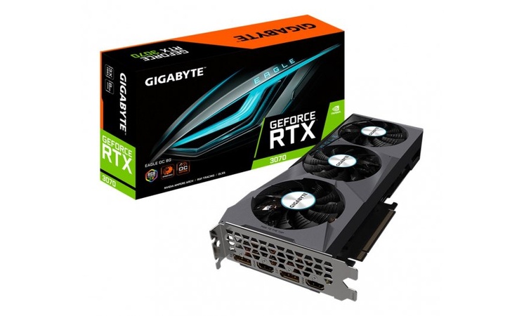 Gigabyte GeForce RTX 3070 EAGLE OC 8GB GDDR6