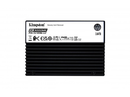 Kingston serwerowy DC3000ME 3.84TB U.2 PCI-E x4 Gen 5.0 NVMe (SEDC3000ME/3T8) (SEDC3000ME3T8)