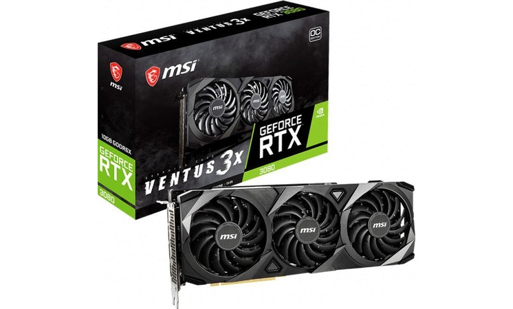 MSI GeForce RTX 3080 VENTUS 3X OC 10GB GDDR6X 320bit