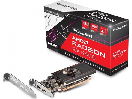 Sapphire Radeon RX 6400 PULSE GAMING 4GB GDDR6 (11