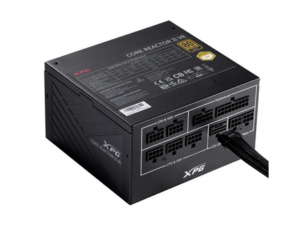 XPG Adata Zasilacz zdroj CORE REACTOR II VE 850W, 80+ GOLD, Plně Modularní, ATX 3.1 (COREREACTORIIVE850GBKCEU)