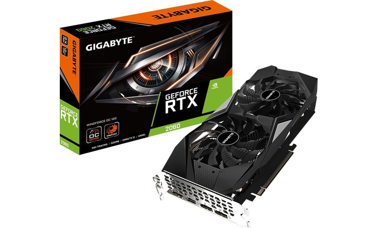 Gigabyte Geforce Rtx 2060 Windforce Oc 12Gb