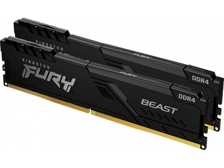 Kingston Fury FURY Beast DDR4 16 GB 3600MHz CL17 (KF436C17BBK2/16)