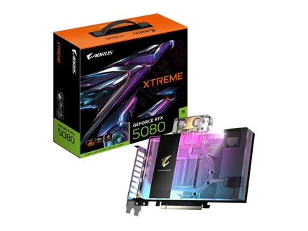 Gigabyte AORUS GeForce RTX 5080 Xtreme Waterforce WB 16GB GDDR7 (GV-N5080AORUSX WB-16GD)