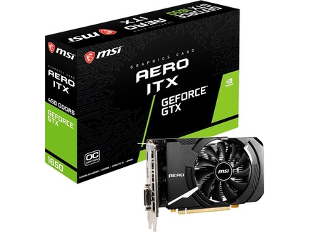 MSI Geforce Gtx 1650 D6 Aero Itx Oc 4Gb