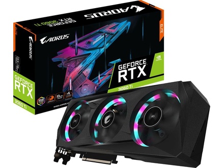 Gigabyte Aorus Geforce Rtx 3060 Ti Elite 8GB