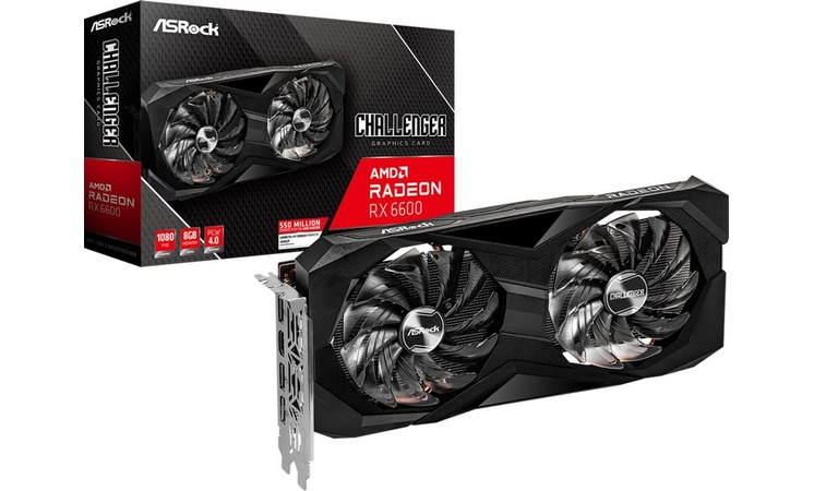 ASrock Radeon Rx 6600 Challenger D 8Gb