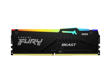 Kingston Fury Beast RGB 32GB [1x32GB 5200MHz DDR5 CL40 DIMM] (KF552C40BB2A32)