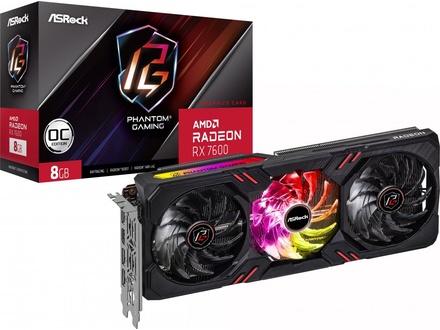 ASrock ASROCK Radeon RX 7600 Phantom Gaming OC 8GB GDDR6