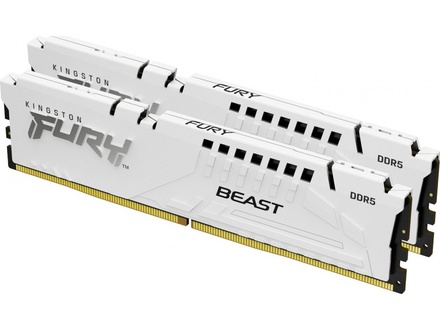 Kingston Fury Beast DDR5 32Gb (2 X 16Gb) 6400 CL32 Expo Biały (KF564C32BWEK232)