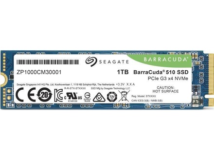 Seagate 1TB M.2 PCIe NVMe BarraCuda 510
