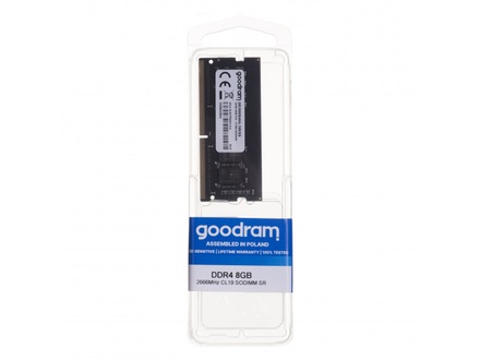 GoodRam DDR4 8GB 2666MHz CL19 SR SODIMM (GR2666S464L19S/8G)