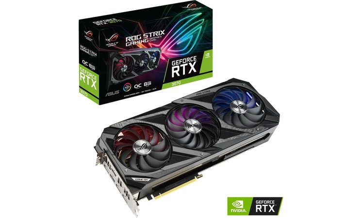 Asus ROG Strix GeForce RTX 3070 Gaming OC 8GB GDDR6