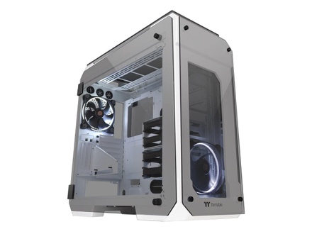 Thermaltake View 71 Riing Tempered Glass edycja Snow (CA1I700F6WN00)