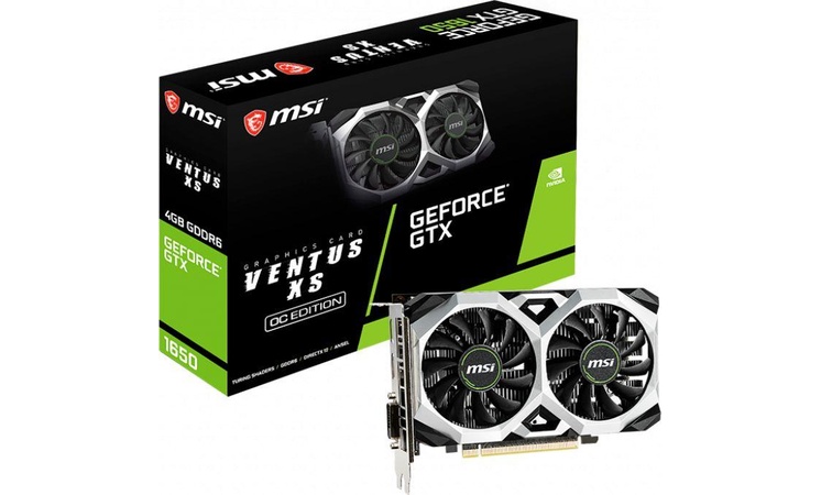 MSI GeForce GTX 1650 VENTUS XS 4GB OC