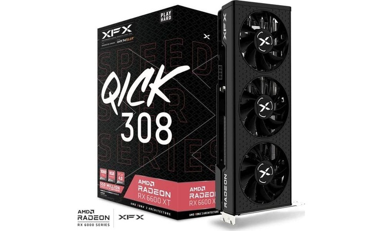 XFX Speedster QICK 308 RX 6600 XT Black 8GB