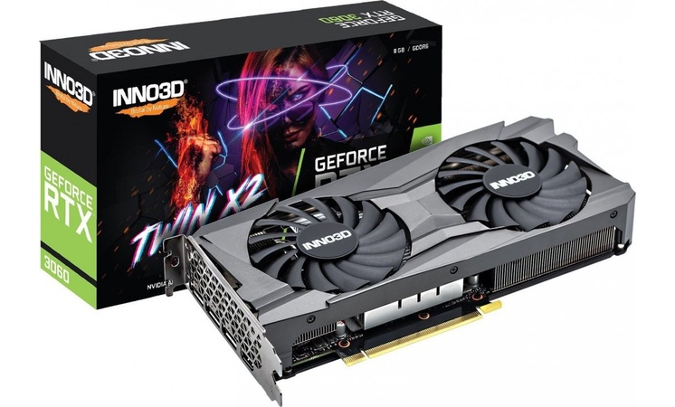 Inno3D GeForce RTX 3060 Twin X2 8GB GDDR6 (N306020