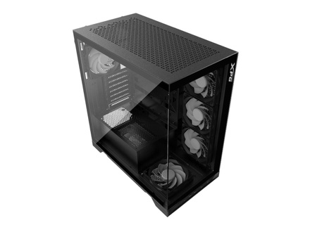 XPG Adata Obudowa Invader X BTF RGB czarna (INVADERXBTFMT-WHCWW) (INVADERXBTFMTBKCWW)
