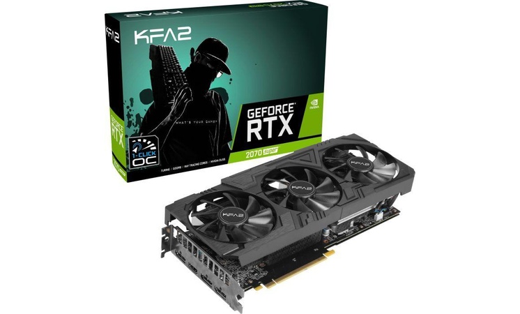 KFA GeForce RTX 2070 SUPER EX Gamer Black Edition 8GB GDDR6