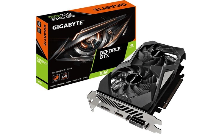 Gigabyte GeForce GTX 1650 D6 Windforce OC 4GB