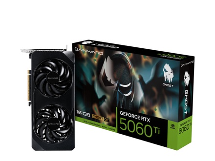 Gainward GeForce RTX 5060 Ti Ghost OC 16GB GDDR7 DLSS4 (NE7506TU19T1GB2061B)