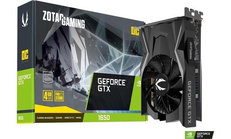 Zotac GeForce GTX 1650 Gaming OC 4GB