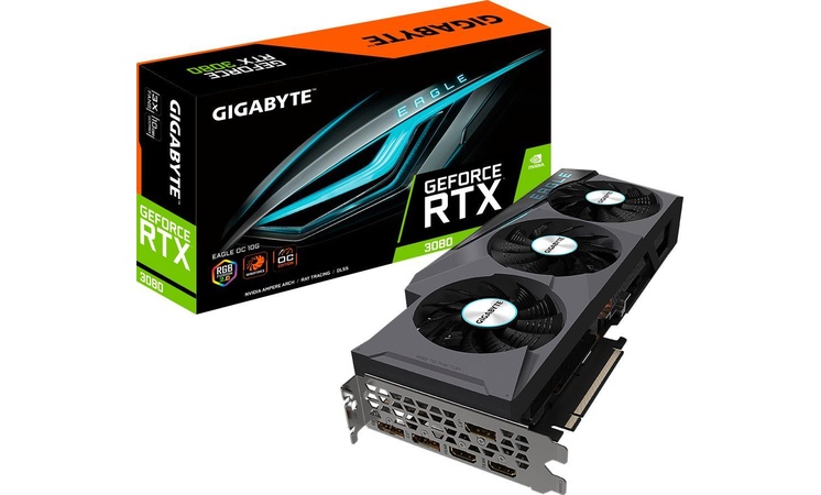 Gigabyte GeForce RTX 3080 EAGLE OC 10GB GDDR6X (GVN3080EAGLEOC10GD)