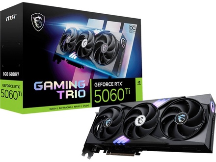 MSI GeForce RTX 5060 Ti Gaming Trio OC 8GB GDDR7 DLSS4 (5060TI8GGAMINGTRIOOC)