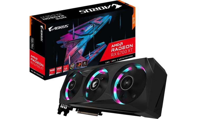 Gigabyte Radeon RX 6700 XT Aorus Elite 12GB PCI-E