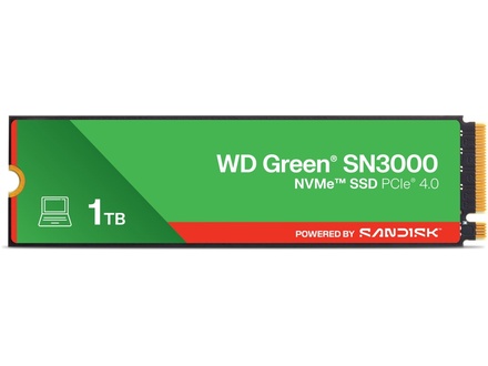 WD Green 1TB M.2 2280 SN3000 NVMe PCIE4.0 (S100T4G0E)