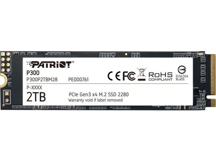 Patriot P300 2TB M.2 PCIe Gen 3 x4 (P300P2TBM28)