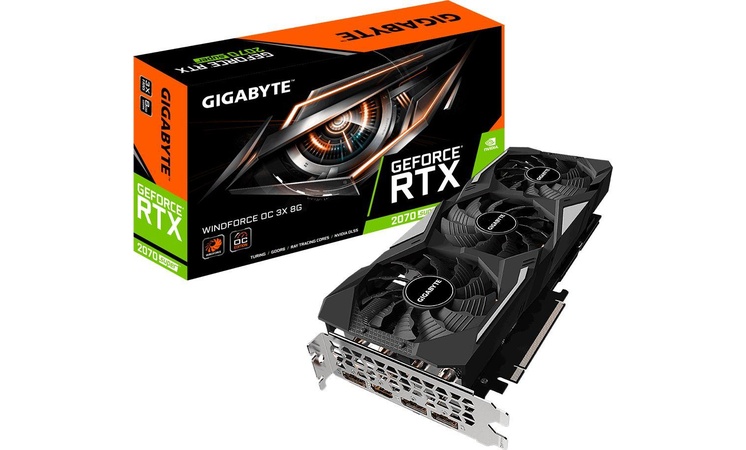 Gigabyte GeForce RTX 2070 SUPER WINDFORCE 3 8GB OC