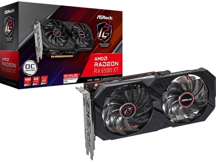 ASrock Radeon Rx 6500 Xt Phantom Gaming D Oc 4Gb