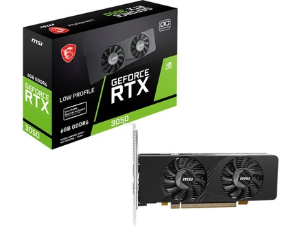 MSI GeForce RTX 3050 LP E 6G OC (RTX3050LPE6GOC)