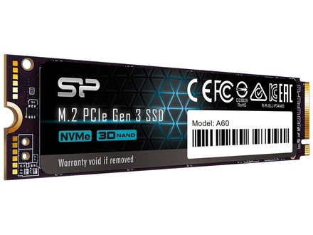 Silicon Power Emaga SSD A60 128GB M.2 PCIe NVMe Gen3x4 (SP128GBP34A60M28)