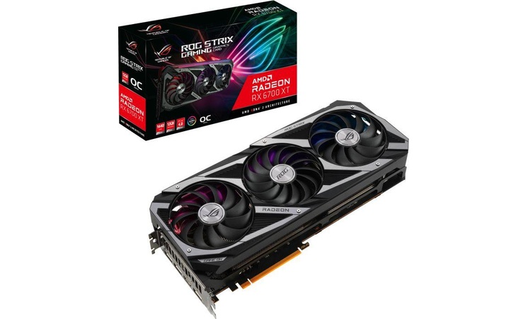 Asus Radeon 6700 Xt Rog Strix 12Gb Oc